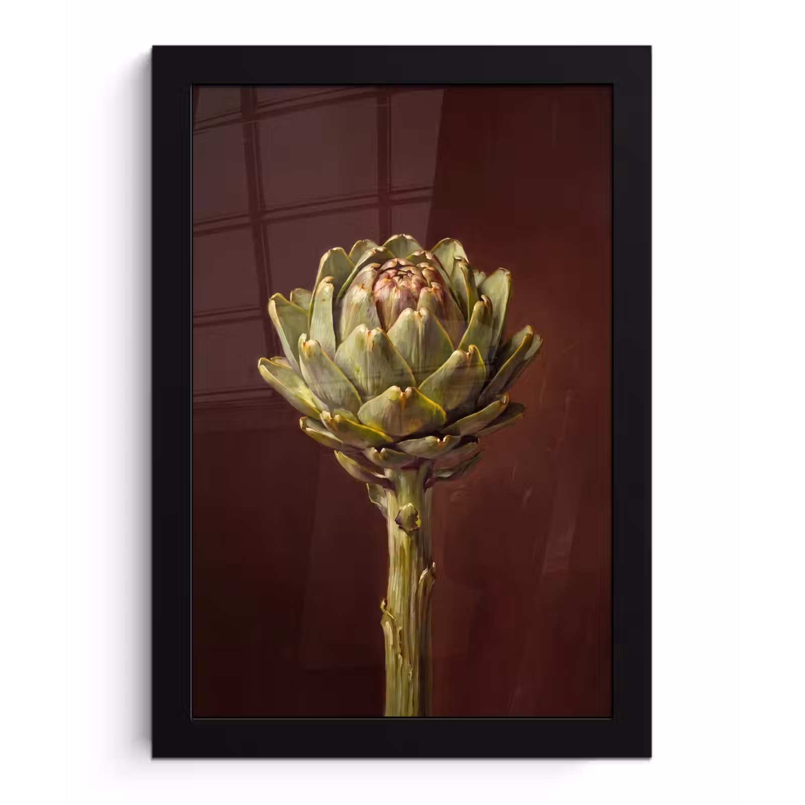 Poster met lijst - Groente - Artisjok - Groen — 1