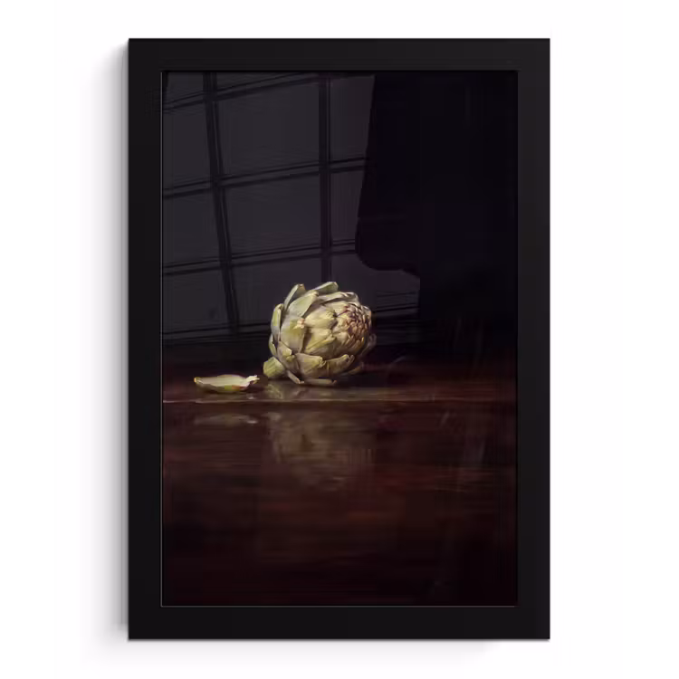 Poster met lijst - Artichok - Eten - Klassiek — 1