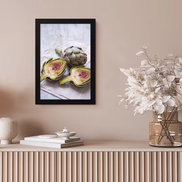 Poster met lijst - Artisjok - Doorgesneden - Eten — 5