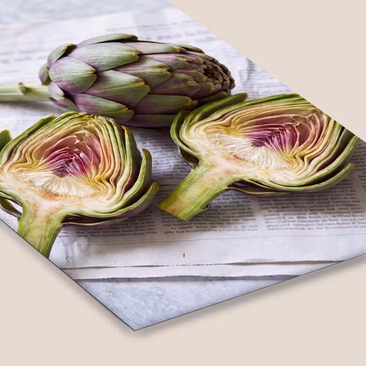 Poster met lijst - Artisjok - Doorgesneden - Eten — 7