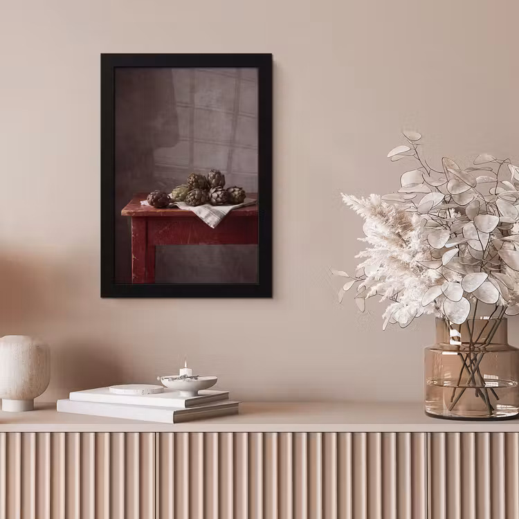 Poster met lijst - Artisjok - Eten - Rustiek — 5