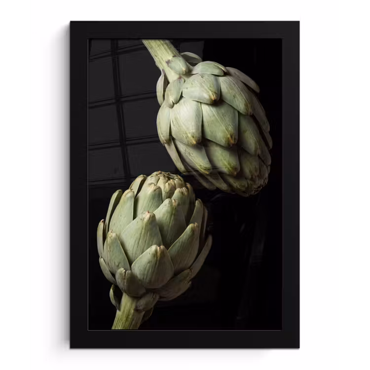 Poster met lijst - Artisjok - Groen - Eten — 1