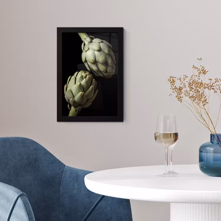 Poster met lijst - Artisjok - Groen - Eten — 4