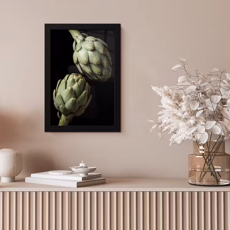 Poster met lijst - Artisjok - Groen - Eten — 5
