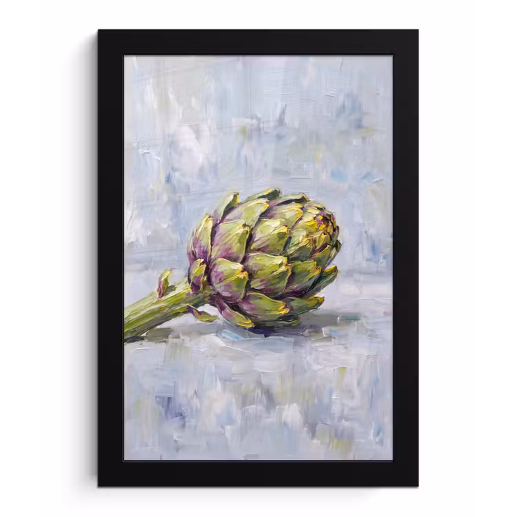Poster met lijst - Eten - Artisjok - Modern — 1