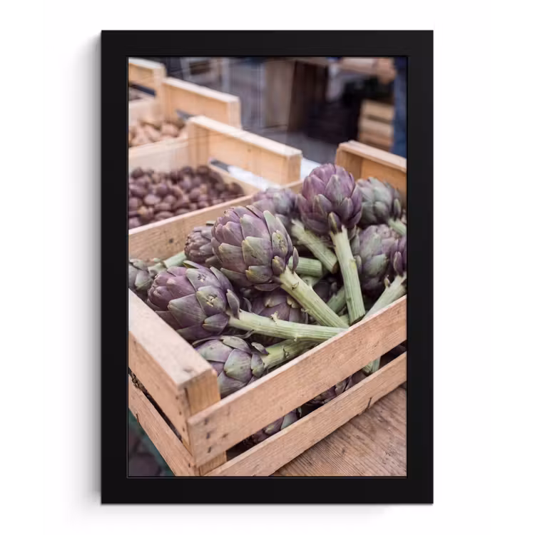 Poster met lijst - Groenten - Markt - Vers — 1