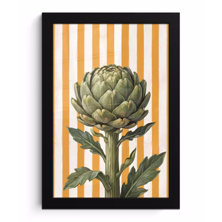 Poster met lijst - Artisjok - Modern - Groente — 1