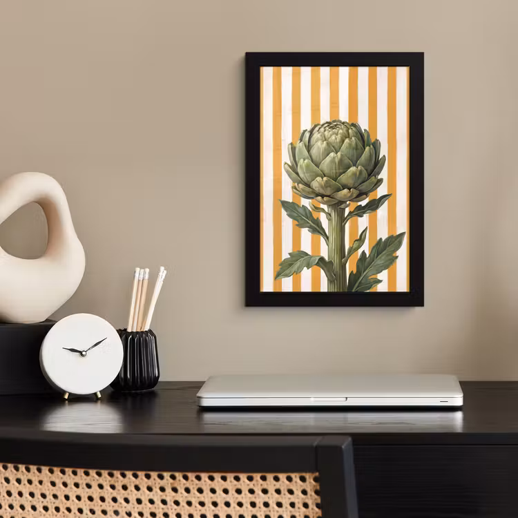Poster met lijst - Artisjok - Modern - Groente — 2