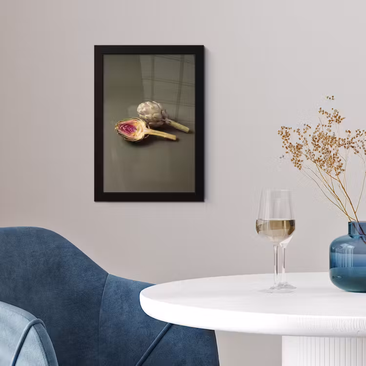 Poster met lijst - Artisjok - Paars - Voedsel — 4