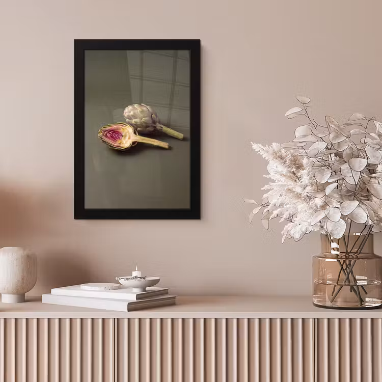 Poster met lijst - Artisjok - Paars - Voedsel — 5