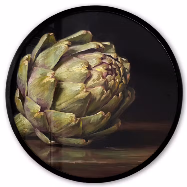 Ronde fotolijst - Artichok - Eten - Klassiek — 1