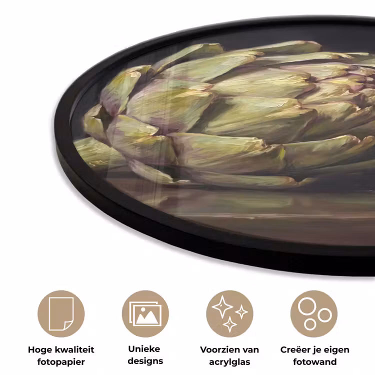 Ronde fotolijst - Artichok - Eten - Klassiek — 2