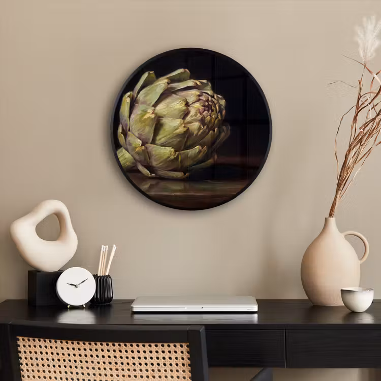 Ronde fotolijst - Artichok - Eten - Klassiek — 3
