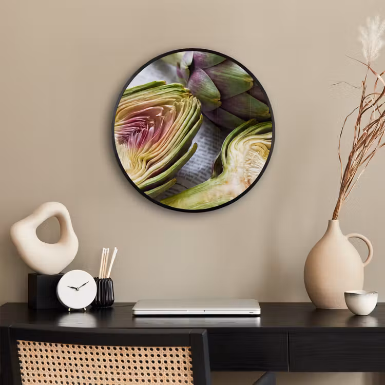Ronde fotolijst - Artisjok - Doorgesneden - Eten — 3