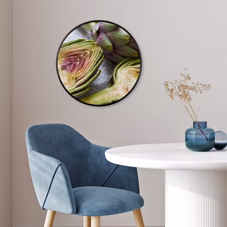Ronde fotolijst - Artisjok - Doorgesneden - Eten — 4