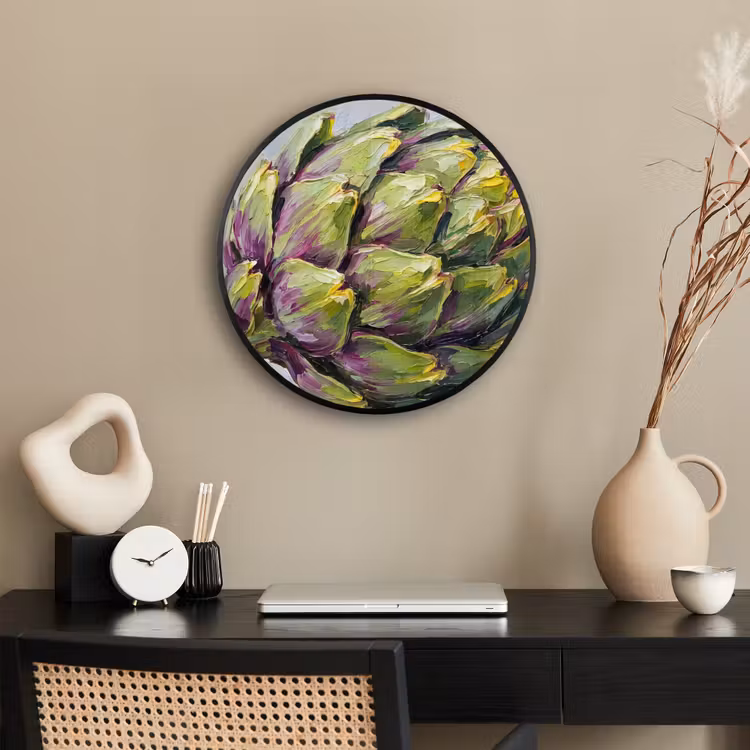 Ronde fotolijst - Eten - Artisjok - Modern — 3