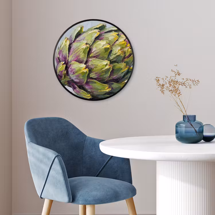 Ronde fotolijst - Eten - Artisjok - Modern — 4