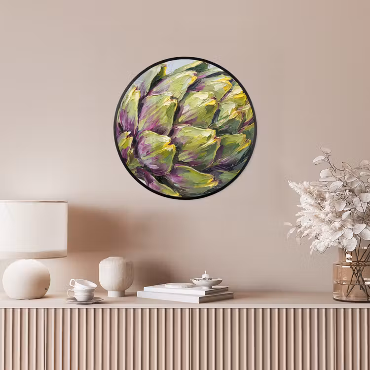 Ronde fotolijst - Eten - Artisjok - Modern — 5