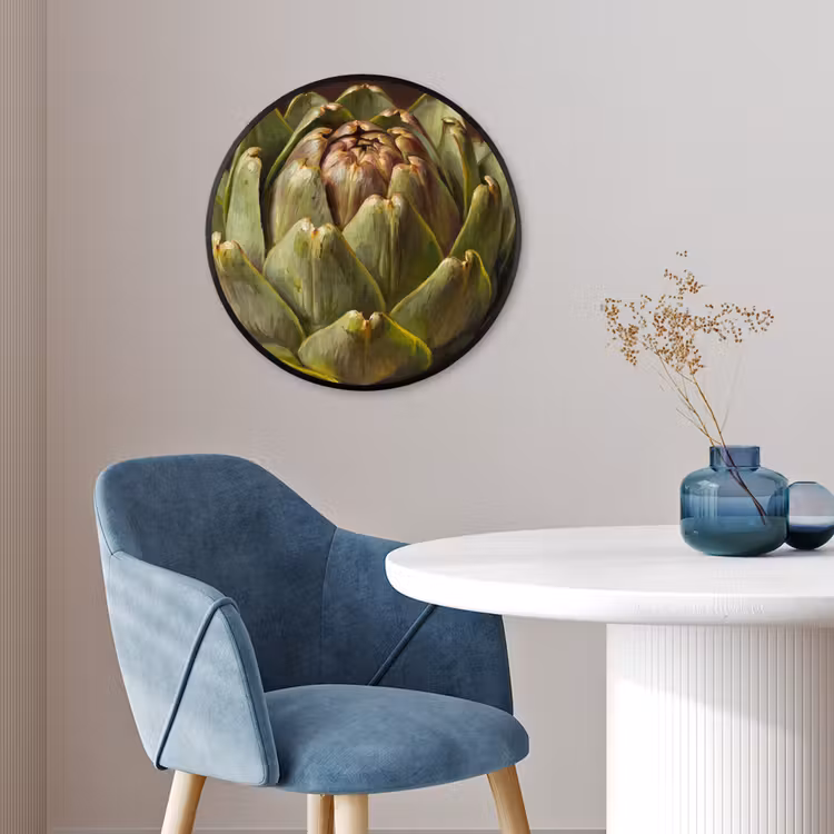 Ronde fotolijst - Groente - Artisjok - Groen — 4