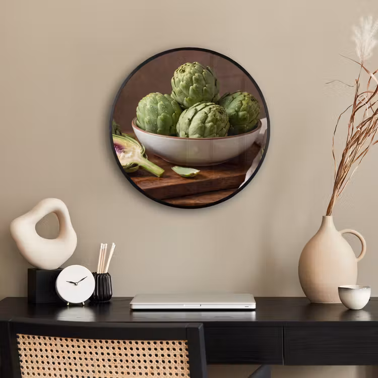 Ronde fotolijst - Groenten - Artisjok - Keuken — 3