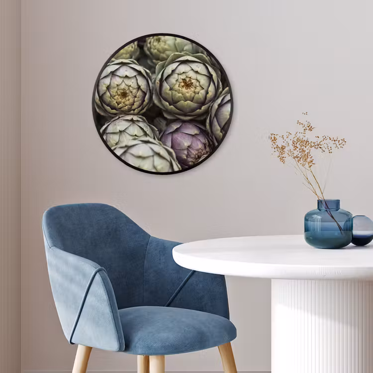 Ronde fotolijst - Groenten - Vers - Eten — 4