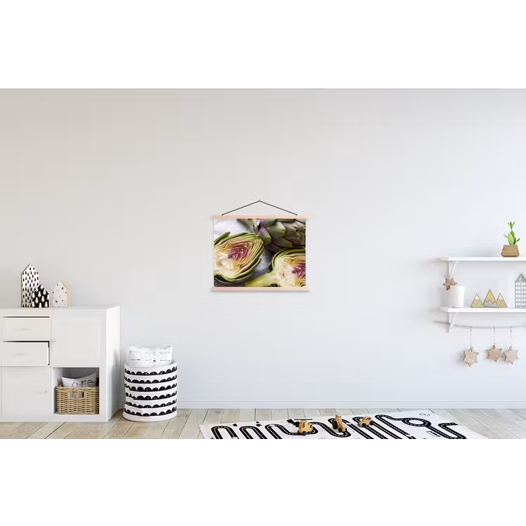 Schoolplaat - Artisjok - Doorgesneden - Eten — 3