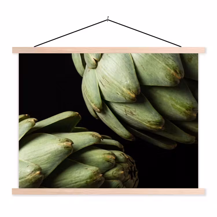 Schoolplaat - Artisjok - Groen - Eten — 1