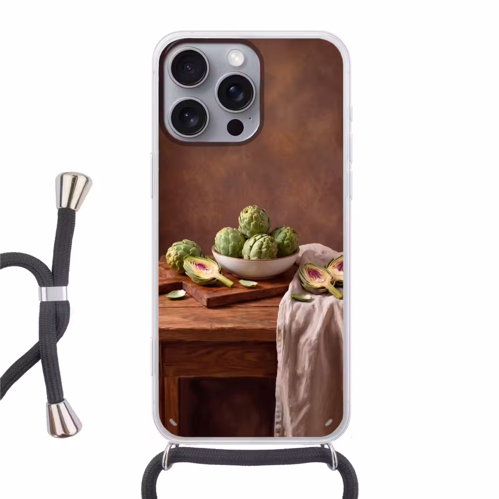 Telefoonhoesje met koord - Groenten - Artisjok - Keuken — 1