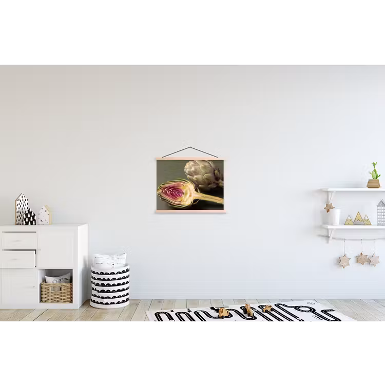 Schoolplaat - Artisjok - Paars - Voedsel — 3