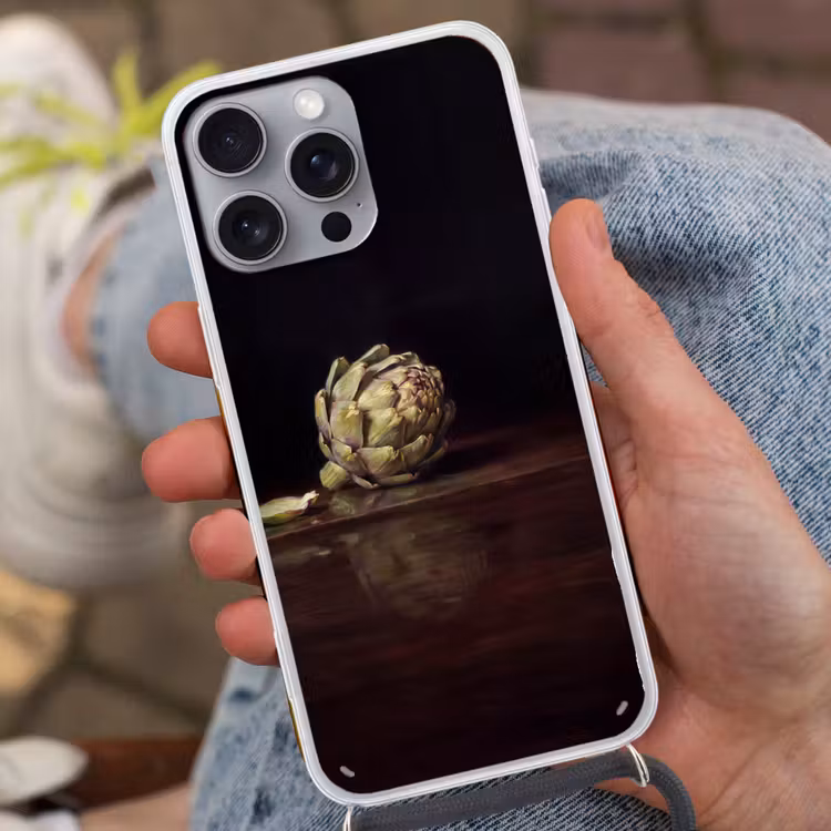 Telefoonhoesje met koord - Artichok - Eten - Klassiek — 2