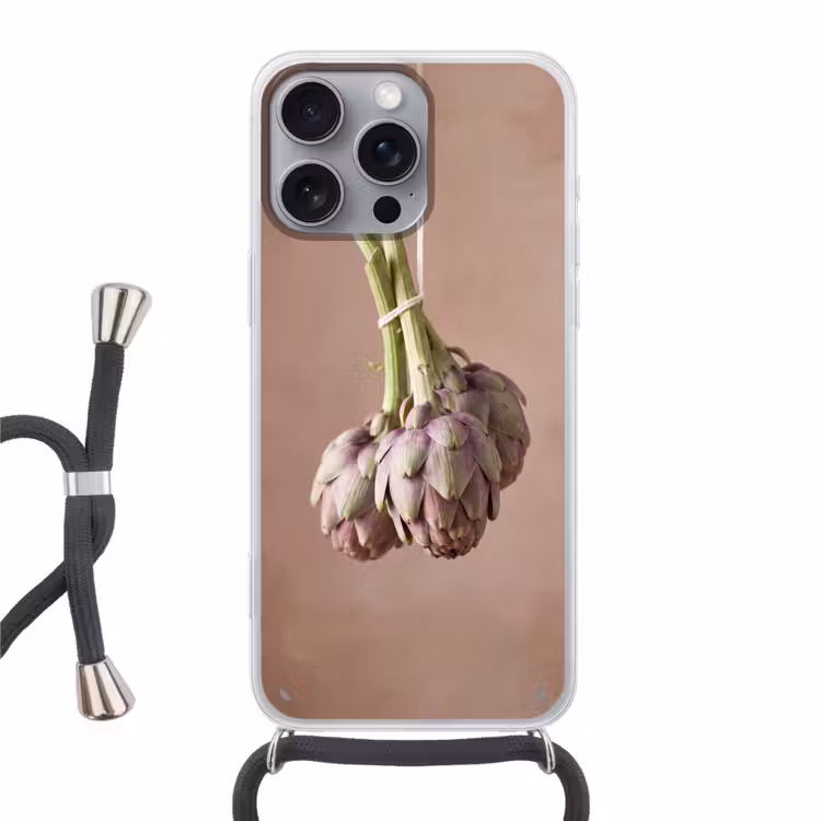 Telefoonhoesje met koord - Artisjokken - Hangend - Groenten — 1