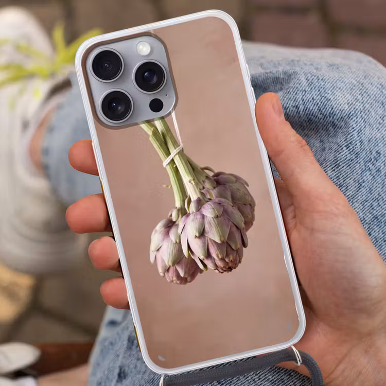 Telefoonhoesje met koord - Artisjokken - Hangend - Groenten — 2