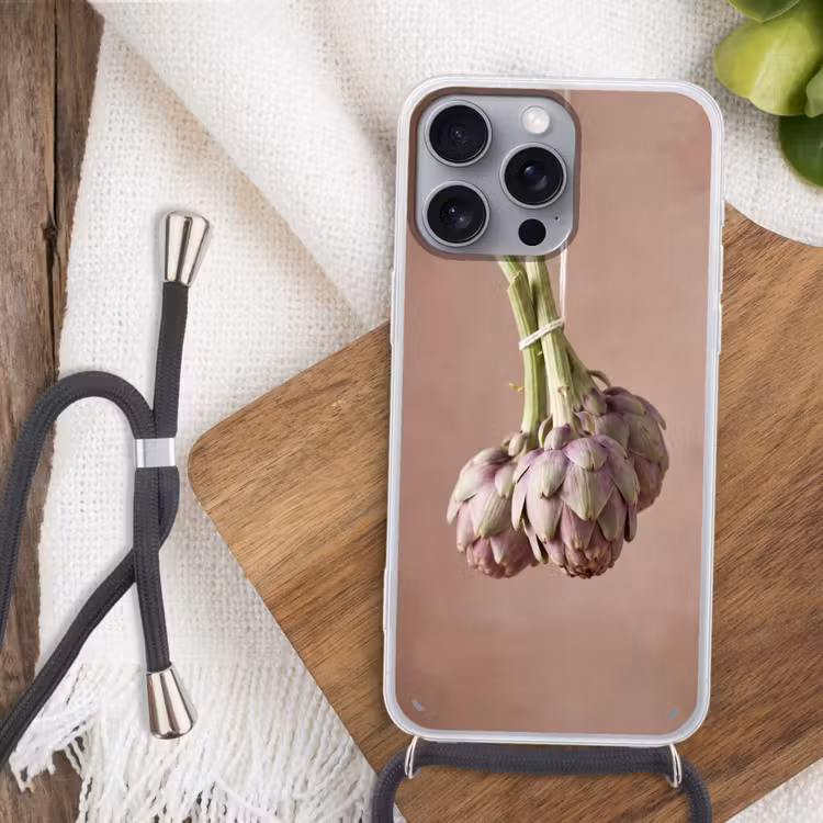 Telefoonhoesje met koord - Artisjokken - Hangend - Groenten — 3
