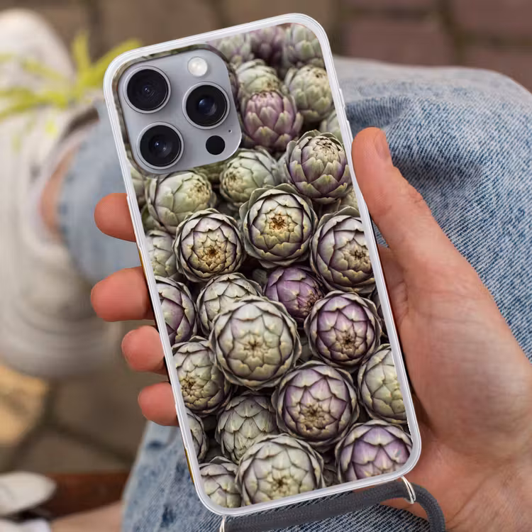 Telefoonhoesje met koord - Groenten - Vers - Eten — 2