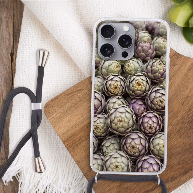 Telefoonhoesje met koord - Groenten - Vers - Eten — 3