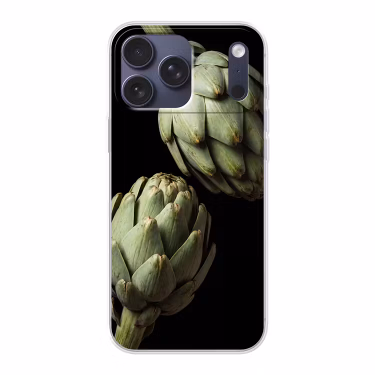Telefoonhoesje Softcase - Artisjok - Groen - Eten — 1
