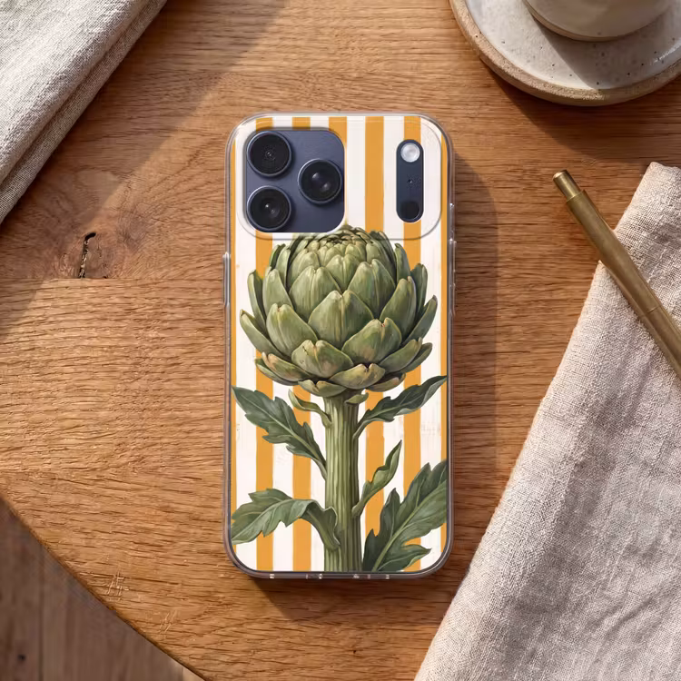 Telefoonhoesje Softcase - Artisjok - Modern - Groente — 2