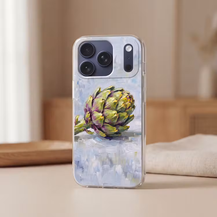 Telefoonhoesje Softcase - Eten - Artisjok - Modern — 3