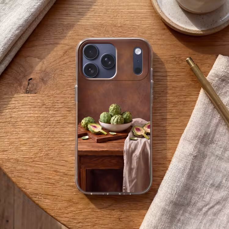 Telefoonhoesje Softcase - Groenten - Artisjok - Keuken — 2