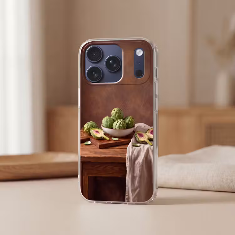 Telefoonhoesje Softcase - Groenten - Artisjok - Keuken — 3