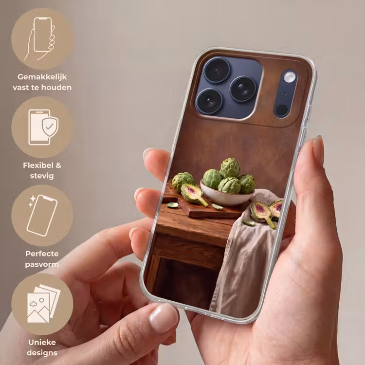 Telefoonhoesje Softcase - Groenten - Artisjok - Keuken — 4