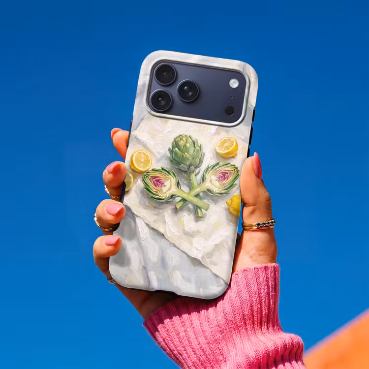 Telefoonhoesje Toughcase - Artisjok - Citroen - Eten — 2