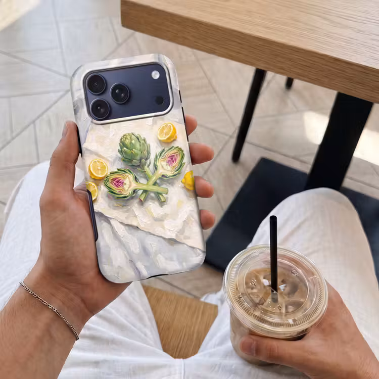 Telefoonhoesje Toughcase - Artisjok - Citroen - Eten — 4