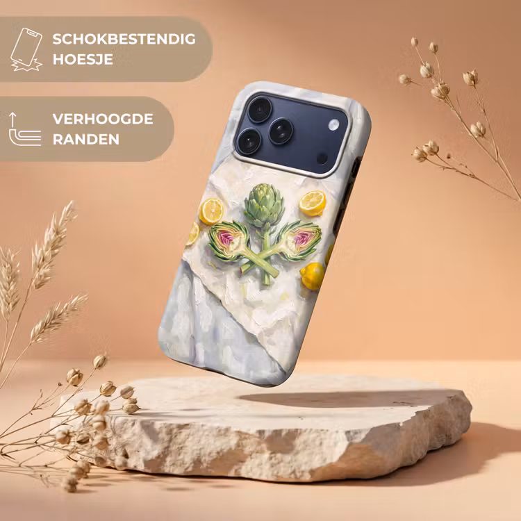 Telefoonhoesje Toughcase - Artisjok - Citroen - Eten — 5