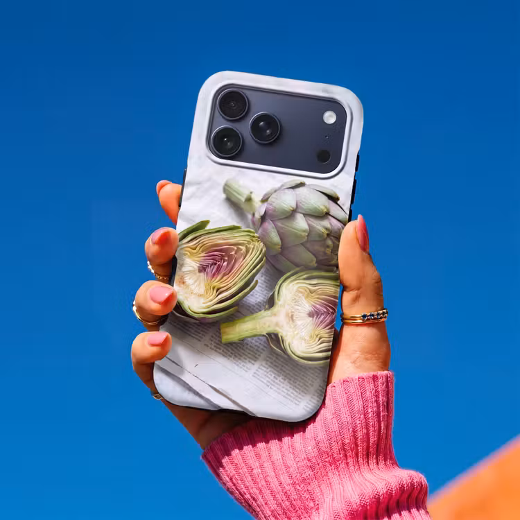 Telefoonhoesje Toughcase - Artisjok - Doorgesneden - Eten — 2