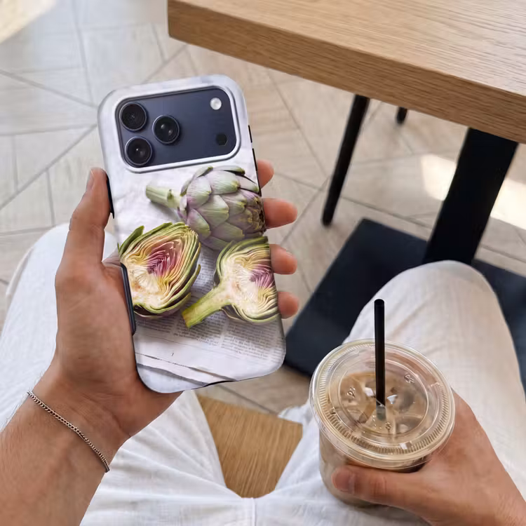Telefoonhoesje Toughcase - Artisjok - Doorgesneden - Eten — 4