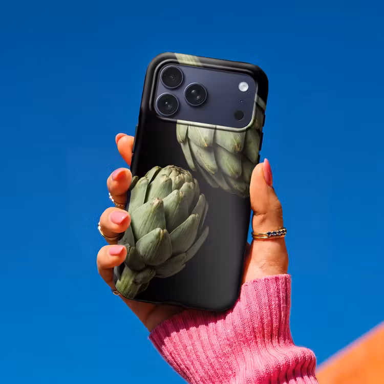 Telefoonhoesje Toughcase - Artisjok - Groen - Eten — 2