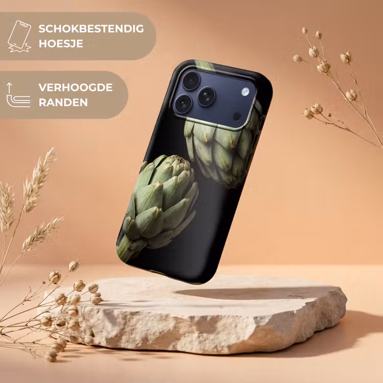 Telefoonhoesje Toughcase - Artisjok - Groen - Eten — 5