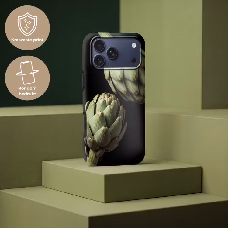 Telefoonhoesje Toughcase - Artisjok - Groen - Eten — 7