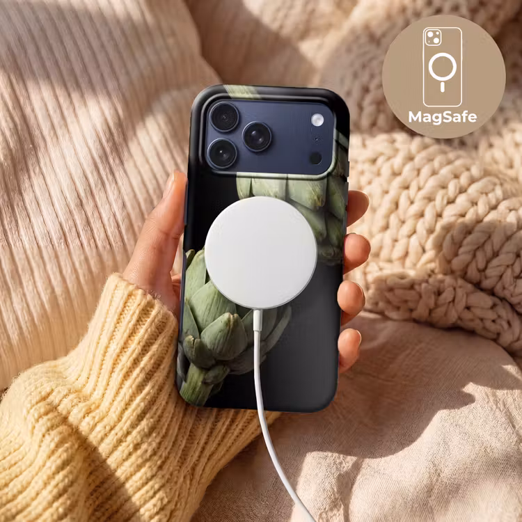 Telefoonhoesje Toughcase - Artisjok - Groen - Eten — 8